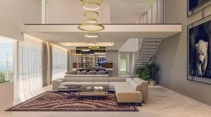 Salón Iluminación Luz Natural